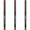 Catrice Cosmetics Catrice Plumping - Set di 3 matite per labbra n. 170, colore marrone idratante a lunga durata, effetto opaco vegano, impermeabile, senza olio, senza alcool, 3 x 0,35 g