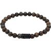 Amor Bracciale Scorpions in acciaio inox/nylon, unisex, per uomo e donna, in confezione coordinata, Mittelgroße, Acciaio inossidabile Legno, Nessuna pietra preziosa