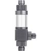 DONGKER Contatore Bolle CO2, Regolatore CO2 per Acquario in Lega di Alluminio con Dado Bloccaggio e Valvola di Non Ritorno, Contabollicine Acquari per Tubo Flessibile da Diametro Interno 12/16 mm