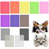 YCCOKJJ Therian Mask Eye Mesh sottile 12 colori Fursuit rete per gli occhi, 20 x 15 cm, tessuto a rete impermeabile fai da te per Furry Cosplay Fursuits, ricamo, progetti all'uncinetto
