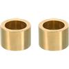PATIKIL Distanziatori in Ottone M18, 2 Pezzi Distanziatori Metallici in Ottone 18mm ID x 25mm OD x 18mm L Distanziatori in Ottone Vite Distanziatore per Vite di 5/7 Pollici o M18
