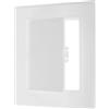 PATIKIL Pannello di Accesso 4x4 (95x95mm), Porte Accesso Idrauliche Abs, Pannello di Accesso in Plastica Porta per Cavi Elettrici Idraulici Cartongesso, Cablaggio, Bianco
