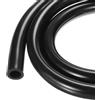 Rebower Tubo Silicone 2m (7ft) 12.7mm ID 19mm OD Nero Tubo Plastica Industriale Silicone Puro Pompa, Sifonaggio, Drenaggio, Irrigazione, Birrificazione, 1/2 x 3/4