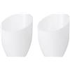 PATIKIL 5,3 Alto 4,3 Diametro 1,2 Montatore Plastica Paralume 2 Pacco Plastica Paralume Sostituzione Lampadina Chiaro Cover per LED Piantana Tavolo Lampada Bianco