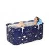 SOONHUA Vasca da bagno pieghevole portatile per adulti e vasca idromassaggio autoportante con cuscini per interni ed esterni Hot SPA Ice Bath, 115 x 60 x 50 cm