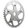 WFS Pulsar WFS3081-BO - Corona con pignone a ragno, 44 denti, 110 mm, BCD, 5 fori per braccio, colore: argento