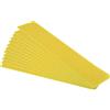 PATIKIL Pickball Campo Marcatura Kit, 12pz Campi Linea Marcatore Pickball Linee per Esterni Campi PVC Plastica Linea Marcatori, Giallo
