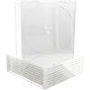 MediaRange Custodia Singola Trasparente Clear Tray Slim Case 5,2mm per DVD o CD custodie singole BOX20