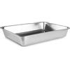 IBILI - Fontana per forno rettangolare Food Buffet, acciaio inossidabile 18/10, 26,80 x 20,80 x 4,20 cm