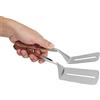 BORDSTRACT Pinze a Pala in Acciaio Inossidabile per Friggere, Pinze da Cucina, Utensili da Cucina Multiuso per Torte, Pizza, Hamburger, Pesce e Bistecca