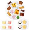Achruor Stampi in Silicone Fondente Torta 3 Pezzi, Stampo per Biscotti Wafer Waffle Muffa,Decorazione Torta al Cioccolato Stampi,per caramelle, cioccolato, zucchero, decorazione per torte, cupcake