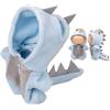 Verdelume Tuta da dinosauro blu chiaro per Labubu, un pezzo da 17 cm, con cappuccio, idea regalo per ragazzi e ragazze, 1 pezzo (senza bambola Labubu)