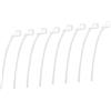 Sinbana 8pz Blocco Sportivo per Oticon 85dB Apparecchi Acustici, Blocco Fissaggio con Coda Ritenzione Sicura Ricambio per Oticon Accessori e Forniture Apparecchi Acustici (Trasparente)