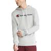Champion Felpa da Uomo in Pile Powerblend Comoda con Cappuccio, Script della Marina, 4X-Large Grande