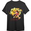 Comic Studio | One Piece Maglietta | Licenza Ufficiale | Affe D. Ruffy | Unisex | Nero | XXL