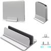 Willdone Supporto verticale per computer portatile, supporto da tavolo in alluminio per notebook con dimensioni regolabili (fino a 17,3 pollici), compatibile con tutti i laptop Lenovo/MacBook Pro/Air Dell HP