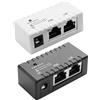 YACSEJAO 2 adattatori PoE passivi a porta singola, 5-48 V CC, 96 W, iniettore/splitter, Ethernet 10/100 Mbps, compatto per telecamere di sicurezza/sistemi solari
