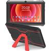 Haehne Tablet Android, Tablet 7 Pollici, con Supporto, Compatibile con la scheda TF da 256 GB, Rosso
