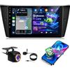 NHOPEEW Qualcomm 8 Core 4+64G Autoradio per BMW Serie 3 E90 E91 E92 E93 2005-2013 - 9 pollici Radio Supporto Carplay&Android Auto 5G Wifi&GPS DSP 3D Auto Mondel Display Ventola di raffreddamento