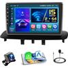 Hikity 2+64GB Android 15 Autoradio per Renault Megane 3 2009-2014 Radio CarPlay Android Auto 9 Pollici Touchscreen Auto Radio con WiFi GPS FM RDS Telecamera Posteriore