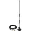 Bingfu Antenna VHF UHF Mobile Maschio PL259 Bibanda 136-174/400-460 MHz | Base Magnetica, Cavo 3 m, per BTECH ICOM Midland TYT AnyTone Radioamatore, Camion Veicolare Camper