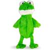 FGA MARKETPLACE Giocattolo di peluche a forma di rana, senza imbottitura, non cigola, stile divertente che intratterrà il tuo cane per ore, consigliato per cani di piccola e media taglia 53 cm di