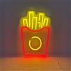 DAKABUKA Segno Al Neon Patatine Fritte Azienda Patatine Fritte Luci A LED Per Negozio Di Alimentari Ristorante Cibo Regalo Per Amanti