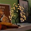 ZASCHMOY Lampada a forma di ciliegio simulato - Luce notturna USB in ferro battuto per decorazioni natalizie e per la casa - Atmosfera bianca calda - Leggera e portatile per esposizion