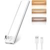 Liyade Illuminazione a LED per armadietto, con rilevatore di movimento, alimentata a batteria tramite USB, lampada ricaricabile per armadietto, cucina, armadio, scale, camper