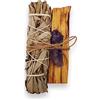 LAMARE Kit Purificazione LAMARE Celestia: Olistica - Salvia Bianca - Palo Santo - Ametista - Armonia - Pulizia - Riequilibrio Energetico - Rimuove Energia Negativa.