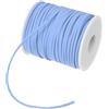 PATIKIL 2,65mm x 45m Cordino in Pelle Scamosciata Cordoncino Pelle Scamosciata Nastro Corda Finta Pelle Artigianato Floreale Pizzo per Bracciali Regalo Creazione Gioielli, Cielo Blu