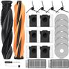 Alloytool 22 pezzi di accessori per aspirapolvere robot Dreame X50 Ultra Complete/L50 Pro Ultra/X50 Master/L40s Pro Ultra, 2 spazzole principali, 6 sacchetti per la polvere, 6 panni per la pulizia, 2 filtri, 4