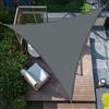 SUNNY GUARD Vela ombreggiante Impermeabile 2.5x2.5x2.5m Tenda a Vela Triangolare,Tenda da Sole per Esterno Protezione Raggi UV per Giardino Esterno terrazza, Antracite