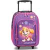 Ragusa-Trade Paw Patrol Chase Marshall Skye - Trolley per bambini, in poliestere, asta telescopica regolabile e fissa, Paw Patrol 2, s, valigetta