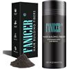 YOLONCE Fibre capelli 27.5g,Hair Fiber per l'infoltimento dei capelli,Hair Fiber per capelli più spessi e pieni in pochi secondi,Castano scuro