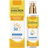 EONFAVE SPF 30 Spray minerale per cuoio capelluto, formula leggera e non grassa per zone sottili e protegge da danni e disidratazione