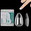 Yunova 504 Tip Unghie Mandorla - Unghie Finte Opache Sottili con Superficie Prelimata, Riutilizzabili per Gel UV e Acrilico, Extension per Manicure Fai-da-Te