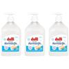 Dalli - Sapone liquido per capelli, 500 ml, senza profumo, pelle setosa, nutriente, universale, 100% vegano, confezione da 3