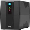 MKC Gruppo di Continuità UPS 800VA Line Interactive Melchioni MK | Protezione da Blackout e Sbalzi di Tensione, Prese Schuko, Ideale per PC, Router, DVR, Videosorveglianza