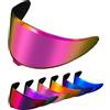 PSLER Visiera per Casco per Shoei NXR2 Z8 Visiera Colorata per RF-1400 CWR-F2 CWR-F2R X-Fifteen X15 X-SPR Pro Protezione UV per Moto Accessori di Ricambio per Visiera Protettiva(Rosso Rosa Intenso)