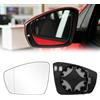Altsbaos 1PCS Vetro Specchio Compatibile con VW UP 121/122/BL1/BL2 Specchietto 2017+, Compatibile con VW Polo 6R/6C Specchio Retrovisore Riscaldato 2009-2017（Sinistro)