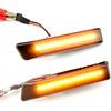 VIGORTHRIVE Lampeggiatore dinamico Indicatore sequenziale Lampada ripetitore Indicatore di direzione laterale a LED Indicatore di direzione Compatible for BMW 3 series E36 X5 E53
