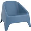 TOOMAX - Sedia Matera Blu Oceano - h67x75,5x78,5 cm