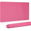 PATIKIL Tappetino per Scrivania Grande 24 x 13 Sottomano Rosso Rosa | da Scrivania Grande Doppio Lato, in Pelle Pu