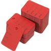 PATIKIL 1000Pcs 2x1.4in Etichette Prezzo Abbigliamento Etichette Rosso | Merce Vuote Tag Dimensioni Stile Prezzo Carta Perforata Appendere, per Vetrina Negozio Retail