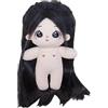 niannyyhouse Bambola di peluche da 20 cm, con capelli lunghi, umanoide, corpo imbottito, senza attributo, 20,3 cm, abbigliamento normale indossabile, regali (a-42 con scheletro)