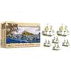 Warlord Games Fregate & Brigs Flotilla - Miniature in plastica in scala 1/700 per il Mar Nero, altamente dettagliate, età della vela, per giochi di guerra da tavolo.