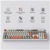 Ajazz Tastiera meccanica da gaming Ajazz AK35i V3 versione tedesca, layout QWERTZ completo, tasti hot-swappable, manopola multimediale in metallo sigillata