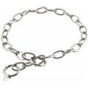 Ballatore roma collare strangolo ovalina acciaio inox 40cm
