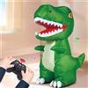 Dinosauro gonfiabile con telecomando, giocattolo con riproduzione musicale,